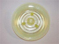 Opalescent Yellow Plate (Will Glow)