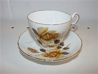 Regency Tea Cup & Saucer, Yellow Rose