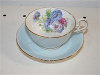 Royal Grafton Tea Cup & Saucer, Pale Blue