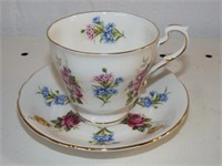 Paragon Tea Cup & Saucer, Bouquets