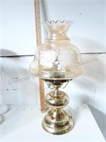 Lamp W/ Glass Shade, Aerolux-Style Bird Light Bulb