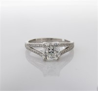 Tiffany & Co. 1.06CT Diamond Platinum Ring