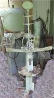 PEXTO antique roller stand w/ 3 rollers, VERY RARE