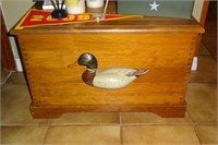 Beautiful Wooden Duck Chest