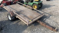 Small pull behind utility trailer
