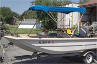 Troller 14' fishing boat with Suzuki 30 oil