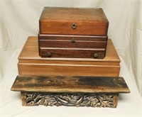 Flatware Boxes and Shelf.