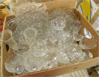 Large Selection of Crystal, Glassware, Stems.