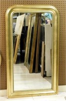 Louis Philippe Style Gilt Framed Mirror.