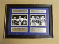Dallas Cowboys Framed Memorabilia.