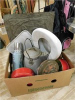 Tins, Enamelware, Etc.