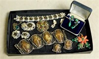 Vintage Rhinestone Jewelry Selection.