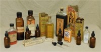 Early Medicine Bottles and Boxes.