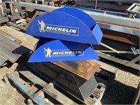 2 MICHELIN TYRE SHOP DISPLAY STANDS