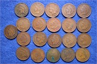 21 Indian Head Cents