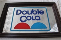 Framed Double Cola Advertising Mirror