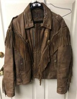 First Genuine Leather Motorcyle Jacket