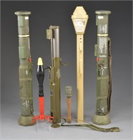 COLLECTION OF ROCKET LAUNCHERS.