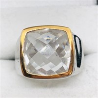 $100  Crystal(5.7ct) Men'S Ring