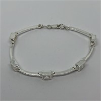 $200 Silver CZ Bracelet