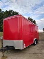 2007 7x20x8 enclosed trailer