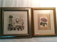 two framed wall art