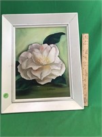 Vintage Magnolia Flower Painting
