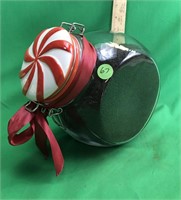 Peppermint Christmas Holiday Kitchen Canister