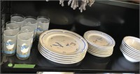 Large Lot of Vintage Country DUCK Dishes
