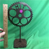 Fun Bicycle Gear and Chain Home Decor