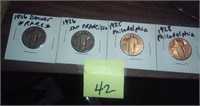 4 US Silver Quarters 1926 D 26 S 25 P 28 P