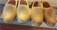 2 pair of dutch wooden shoes from Holland