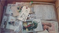 Old postcards, Easter cards, TX cub scout letter