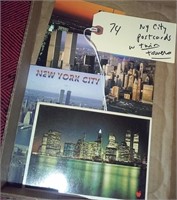 Pre 911 New York City postcards w TWIN TOWERS