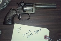 Old cast iron SCOUT cap gun by Kenton? Kilgore?