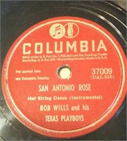 Rare Bob Wills SAN ANTONIO ROSE 78rpm record