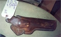 Large old Desantis leather gun pistol holster