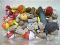 Fishing Bobbers, Corks & Weights