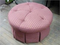 Large Round Tufted Ottoman