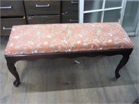 Queen Anne Padded Bench