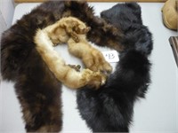 3 Vintage Real Fur Pieces