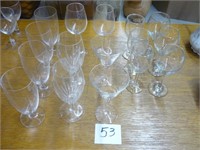 16 Pcs Assorted Stemware