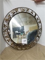 24" Metal Frame Mirror