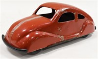 Original Nylint Red Pressed Steel Wind-Up Car