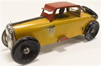 Vintage Wind-Up Toy Racer Tin Litho