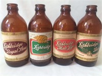 4 Lethbridge Breweries Stubby Bottles