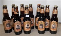 10 Old West Beer Bottles w Historic Portrait Photo
