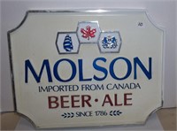 Molson USA "Imported From Canada" Beer Sign
