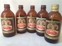 5 Labatt's Super Bock Stubby Bottles