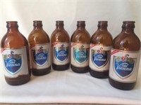6 Old Vienna Stubby Bottles